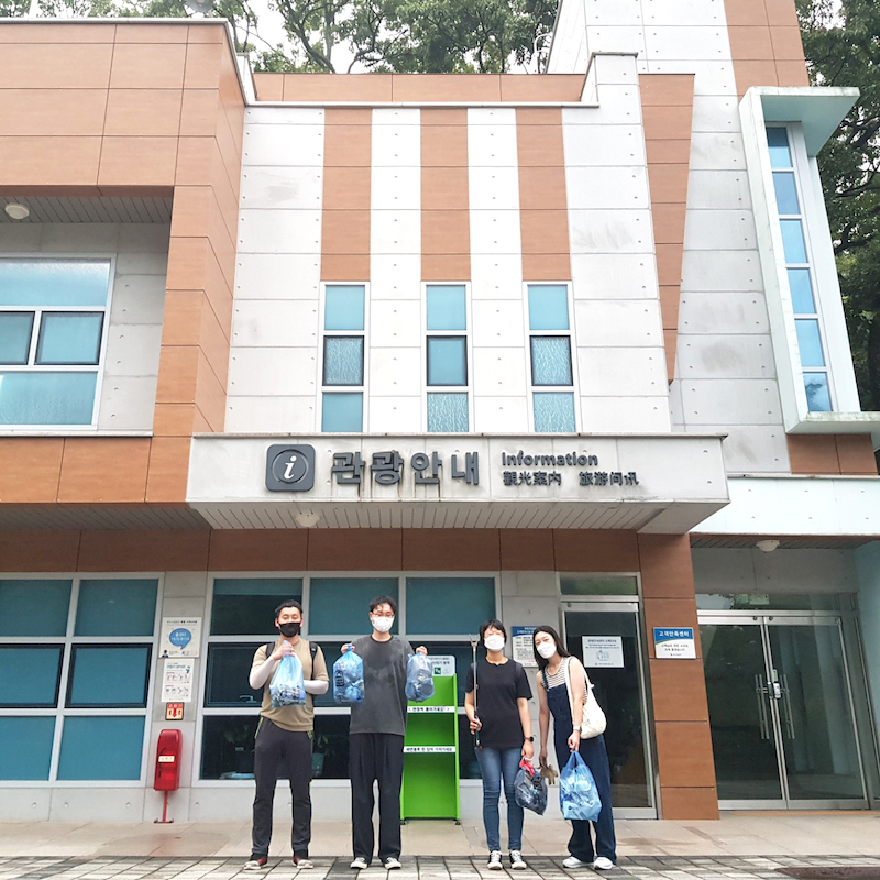 걸으면서 환경 지키기